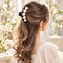 Elegant Ivory Pearl Hair Claw Clip – Large Hair Clip for Women