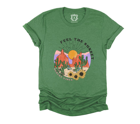 Feel the Sunset Short Sleeves T-Shirt