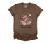 Flowers Mushroom Butterflies Short Sleeve T-Shirt