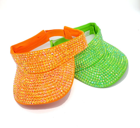 6 Colors Crystal Rhinestone sun Visor