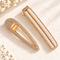 Gold Rhinestone Hair Clips – Crystal Snap Hair Barrettes for Women