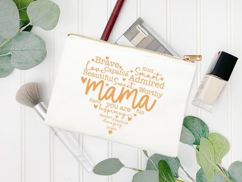 Mama Heart Makeup Case