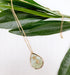 Tiny Starfish Seashell Beach Tropical Teardrop Ocean Pendant Necklace