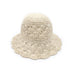 Handmade Crochet Size Adjustable Foldable Straw Bucket Hat