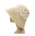 Handmade Crochet Size Adjustable Foldable Straw Bucket Hat