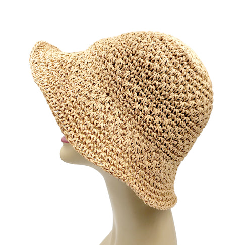 Handmade Crochet Sun Straw Hat