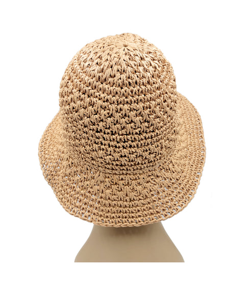 Handmade Crochet Sun Straw Hat