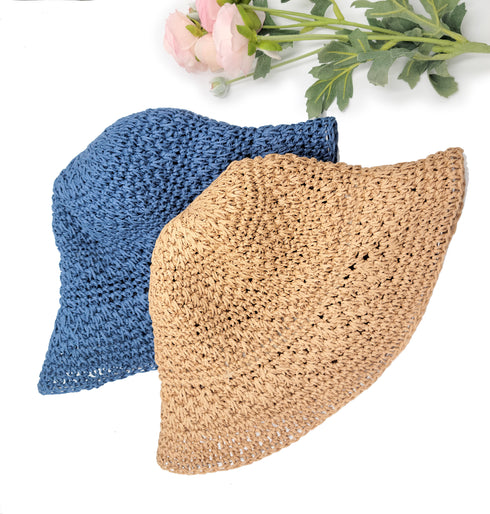 Handmade Crochet Sun Straw Hat