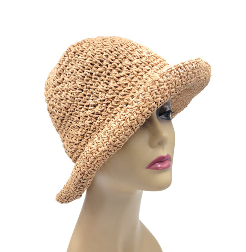 Handmade Crochet Sun Straw Hat