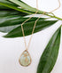 Tiny Starfish Seashell Beach Tropical Teardrop Ocean Pendant Necklace