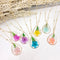 Dried Flower Handmade Resin Necklace
