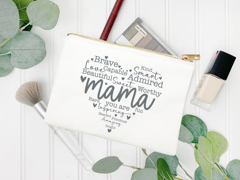 Mama Heart Makeup Case