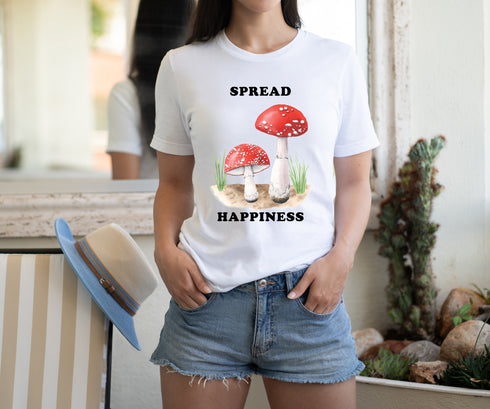 Spread Happiness Short sleeve T- shirt
