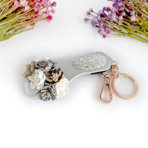 Flower Slipper Keychains