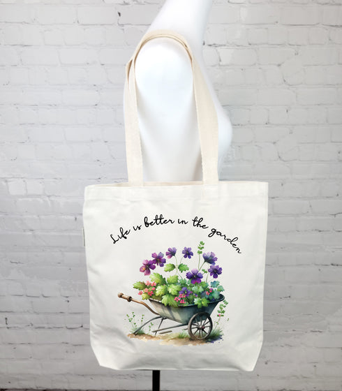 purple garden blooms