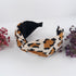Handmade Turband Animal leopard wide Headband gift for her