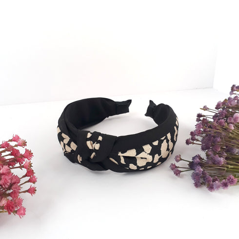 Handmade leopard Knot Headband gifts for her