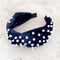 Handmade Pearl Beads velvet knot headband gifts for her
