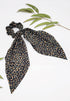 Blooms Floral Print Scarf Ponytail Holder Scarf Pony