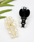 Multi-sized Ivory Pearl Hair Claw