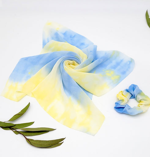 Tie Dye scarf Scrunchie