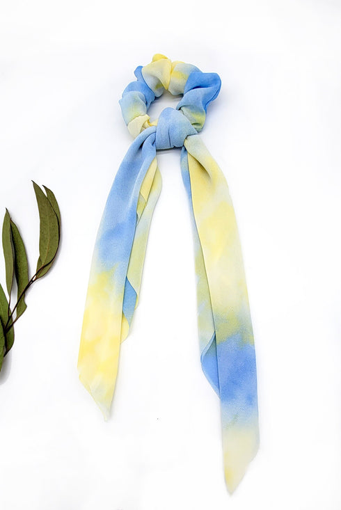 Tie Dye scarf Scrunchie