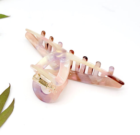 Simple French Large Hair Claw Clip Twist,Retro Hair Accessoires, Big Hair Claw Clip ,Tortoise Shell ,Minimalist Barrette gifts for her