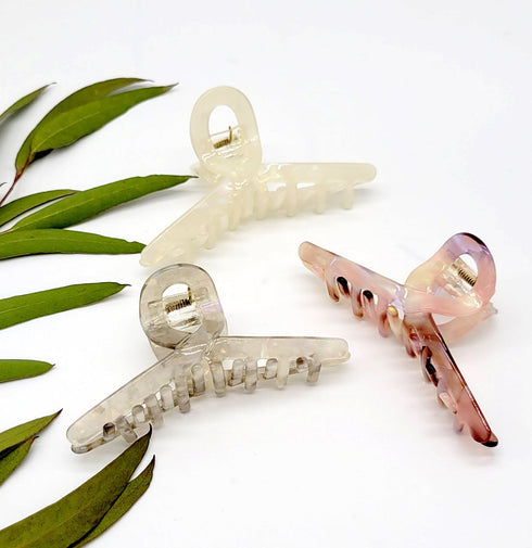 Simple French Large Hair Claw Clip Twist,Retro Hair Accessoires, Big Hair Claw Clip ,Tortoise Shell ,Minimalist Barrette gifts for her