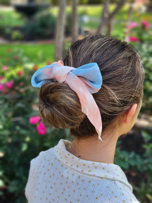 Tie Dye scarf Scrunchie