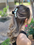 Multi-sized Ivory Pearl Hair Claw