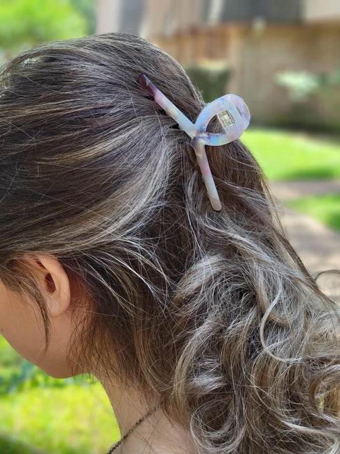 Simple French Large Hair Claw Clip Twist,Retro Hair Accessoires, Big Hair Claw Clip ,Tortoise Shell ,Minimalist Barrette gifts for her