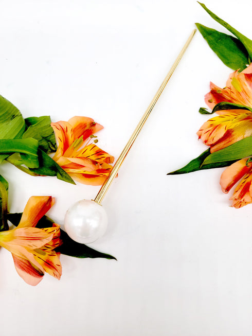 Pearl Hair Sticks, Wedding Hair Sticks , Simple hair sticks, Casual hair sticks