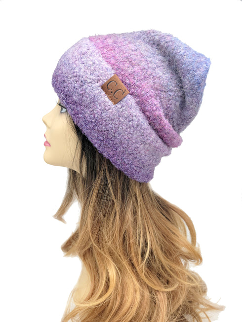 C.C Recycled Yarn Mix Cuff Beanie for Adults, Winter Hats, Winter Beanies, Premium Hats, Warm Hats, Winter Accessories, for gifts
