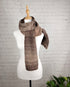 CC Multi-Colored Ombre Knitted Shearling Mohair Scarf gifts for her