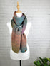 CC Multi-Colored Ombre Knitted Shearling Mohair Scarf gifts for her