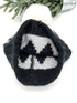 Chevron Beanie with Faux Fur Pom C.C Hat