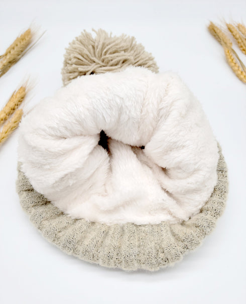 Aztec Chevron Knit Pom Beanie C.C Hat