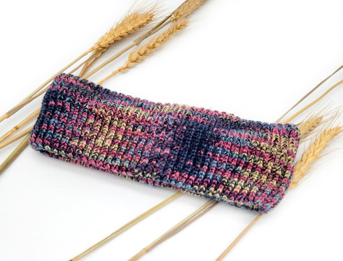 Handmade Soft Acrylic Yarn High Quality Multicolored Headband Ear Warmer multi colors headband wide band gifts for her