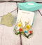 Tear drop Daisy and Multi Pressed Flower Earrings for her, for gift