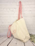 Candy color Large Beach Travel Tote Bag Canvas Shoulder Bag with Cotton