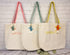 Candy color Large Beach Travel Tote Bag Canvas Shoulder Bag with Cotton