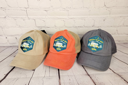 Wherever I Lay my head is home patch pony C.C cap