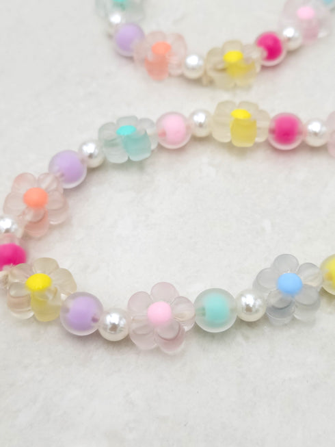 Personalized Name Cell Phone Strap Gift with Colorful Patel Beads