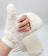 C.C Sherpa Women's Openable Mittens Gloves Gifts for Her