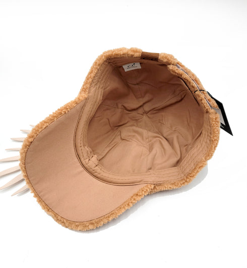 C.C Exclusive Women Solid Color Colorful Terry Soft Baseball Cap