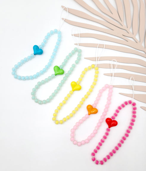 Cell Phone Strap Patel Beaded Lanyard Wrist Strap Accessory Gifts for her