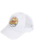 Embroidered Hello Sunshine Patch High Pony Criss Cross ball cap for her, gifts for her