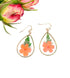 Dried Big Flower Handmade Resin Earrings - 5 Colors!