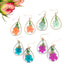 Dried Big Flower Handmade Resin Earrings - 5 Colors!